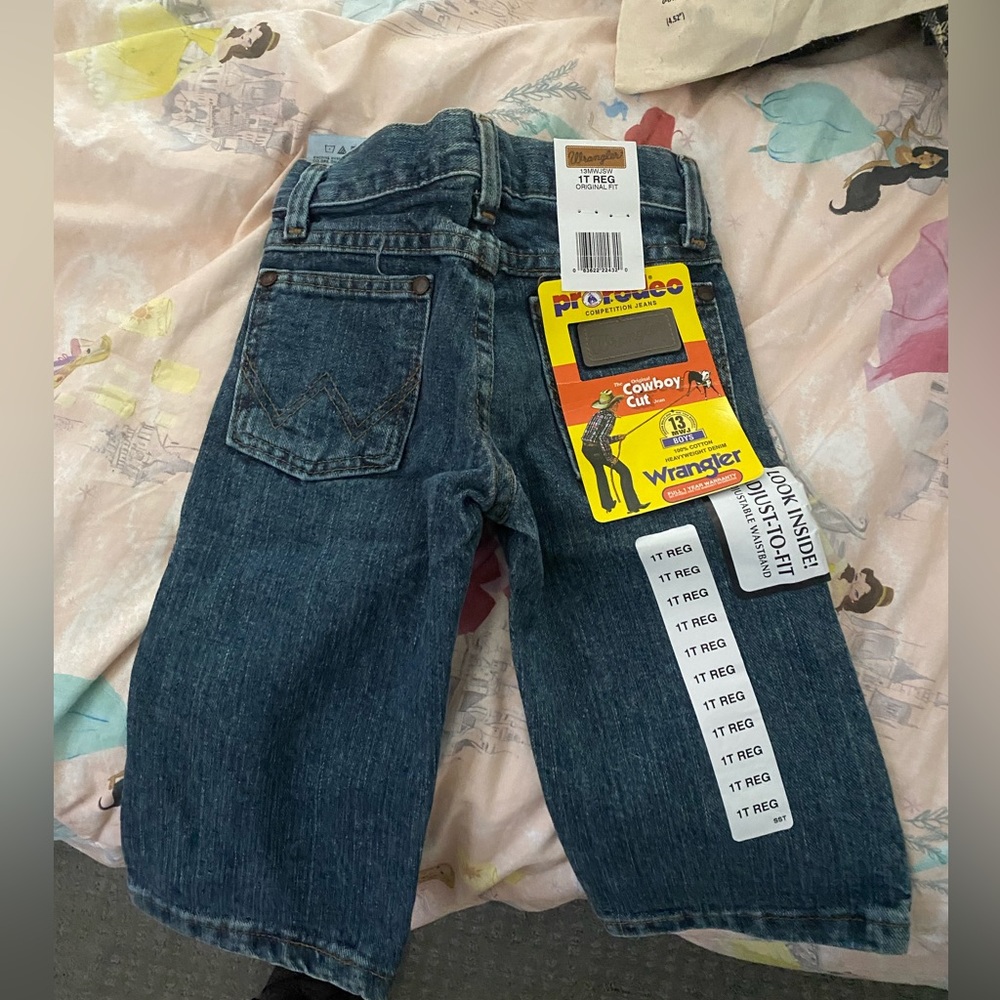 Wrangler jeans.